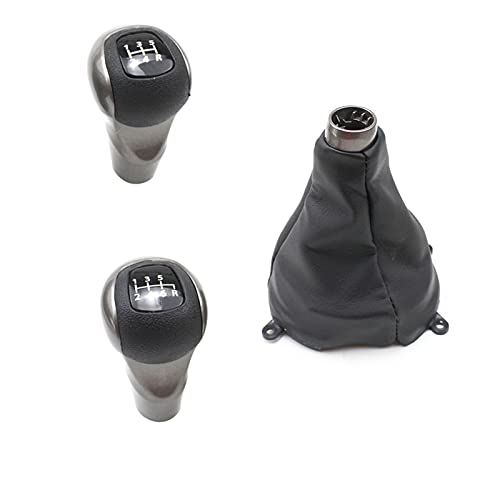 Nearandfar Pomos de Palanca de Cambios, Estilismo de automóviles 5/6 Velocidad MT MQ Go Gear Shift Hour Ball Ball Funda for Honda Civic DX EX LX Modelo 06-11 54102-SNA-A01 54102-SNA-A02