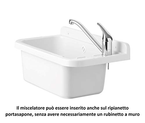 Negrari - 2060 de la pared de lavado pilozzo, resina de pp, 60 x 34 cm