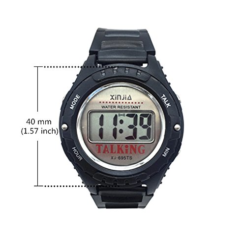 Nergo Reloj Parlante en Español para Ciegos, Niños, y Los Ancianos, Deportes Electrónicos Hablar Relojes Gatget Regalo