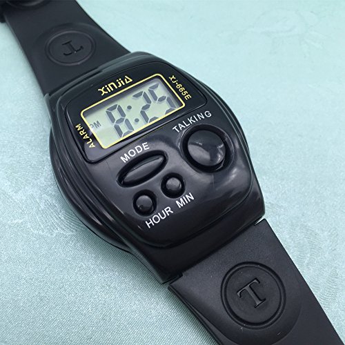 Nergo Reloj Parlante en Español para Ciegos, Niños, y Los Ancianos, Deportes Electrónicos Hablar Relojes Gatget Regalo 665SP-ES