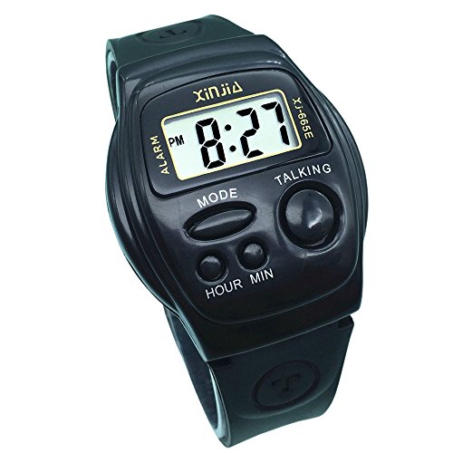 Nergo Reloj Parlante en Español para Ciegos, Niños, y Los Ancianos, Deportes Electrónicos Hablar Relojes Gatget Regalo 665SP-ES