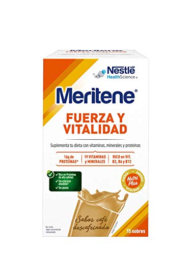 NESTLE Meritene Sabor Café Descafeinado 15 sobres x 30 g