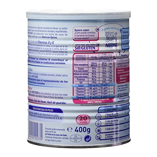 Nestlé Sveltesse - Leche desnatada en Polvo - 400 g