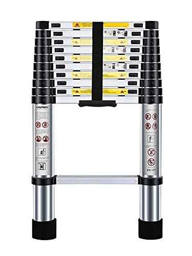 Nestling® 3.2M Escalera Telescópica Multiusos de Aluminio Portátil. Extensión Plegable y Extensible EN131, Carga Máxima 150 kg