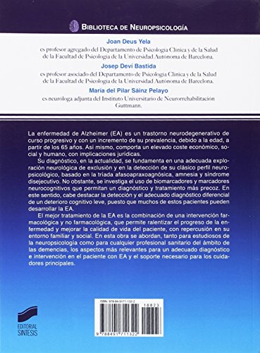 Neuropsicología de la enfermedad de Alzheimer: 23 (Biblioteca de Neuropsicología)