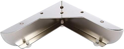 NiceDD 4 Uds., Muebles de metal, patas de sofá, muebles de diseño minimalista, pies DIY, armario, armario, escritorio con tornillos