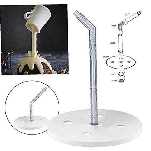 Nicedier Kit de Colada de la Torta de Soporte del Marco Estructura Anti de la Gravedad de la Torta práctica bipedestador Decoración de Pasteles Armadura para cumpleaños, Boda, del Partido del Hogar