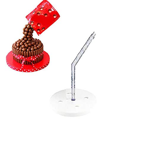 Nicedier Kit de Colada de la Torta de Soporte del Marco Estructura Anti de la Gravedad de la Torta práctica bipedestador Decoración de Pasteles Armadura para cumpleaños, Boda, del Partido del Hogar