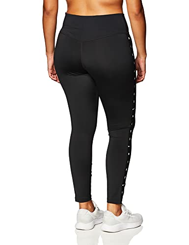 NIKE Pantalones One Tgt 7/8 Grx Taping para Mujer, Negro/Blanco, Talla L