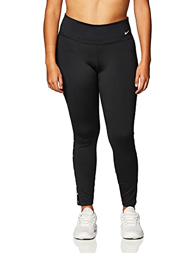 NIKE Pantalones One Tgt 7/8 Grx Taping para Mujer, Negro/Blanco, Talla L