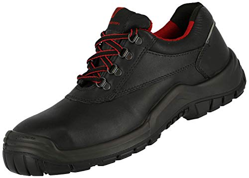 Nitras Pro Step 7210 S3 - Zapatos de trabajo con puntera de acero para hombre y mujer, color Negro, talla 36 EU