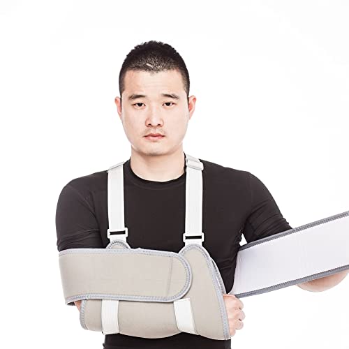 Nlight Inmovilizador De Cabestrillo De Soporte De Brazo para Adultos con Correas Ajustables para Dislocación Y Esguinces En La Clavícula, Antebrazo,Hombro,Codo O Muñeca