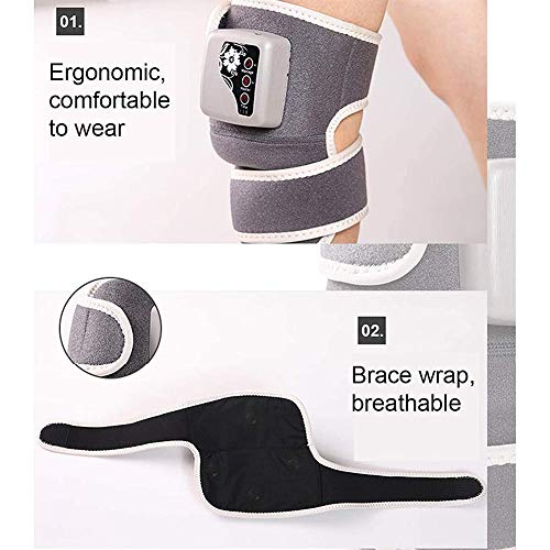 Nlight Terapia De Calor Envoltura para Rodilleras Envoltura para Rodilleras con Calefacción,Almohadilla Térmica para Termoterapia Compresa Caliente para Esguinces De Rodilla,Calambres
