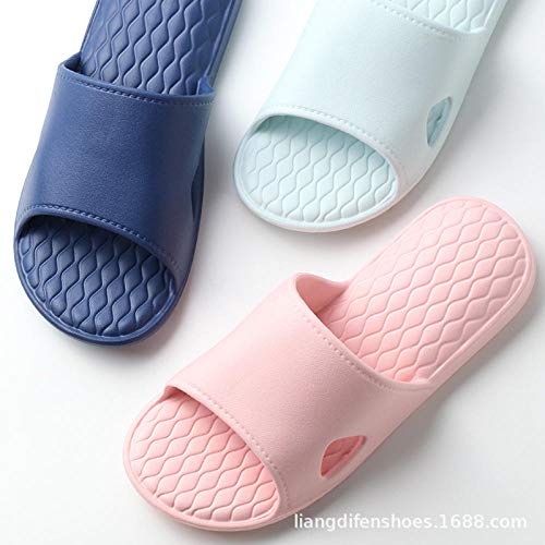 Nwarmsouth Zapatillas de Masaje Sandalias, Sandalias de Masaje de baño, Zapatillas Antideslizantes de Suela Blanda-Pink_39-40, Zapatos de Playa y Piscina Unisex para Adultos