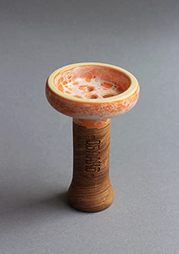 Oblako Shisha Bowl-Hookah Bowl|5 agujeros Phunnel Bowl se adapta a todos los tipos de shisha. Perfecto para usuarios individuales y múltiples, cuenco duradero de gasa negra y silicona.