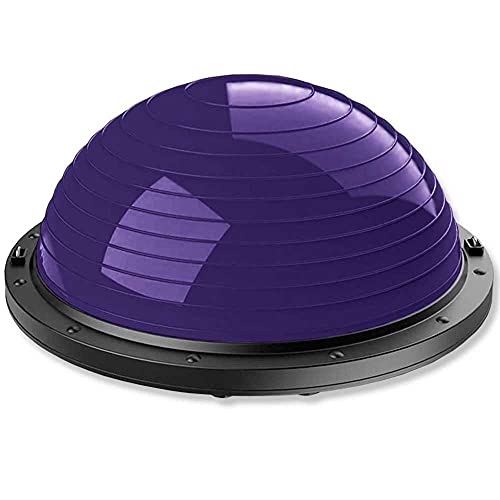 OcioDual Entrenador de Equilibrio 58cm Violeta Bos Balance Trainer Fitball Pelota de Gimnasia Pilates con Inflador Unisex Adulto