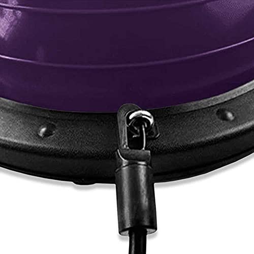 OcioDual Entrenador de Equilibrio 58cm Violeta Bos Balance Trainer Fitball Pelota de Gimnasia Pilates con Inflador Unisex Adulto