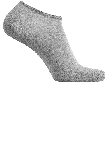 oodji Ultra Hombre Calcetines Tobilleros (Pack de 6), Gris, ES 40-43 / one size