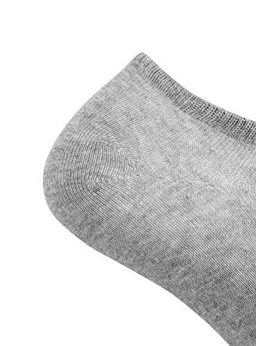 oodji Ultra Hombre Calcetines Tobilleros (Pack de 6), Gris, ES 40-43 / one size