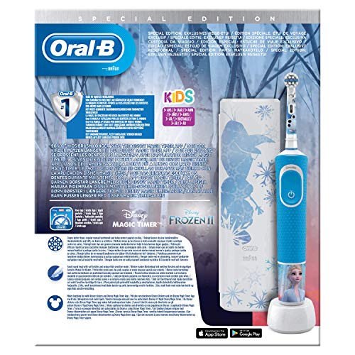Oral-B Kids - Cepillo de dientes eléctrico de Frozen 2