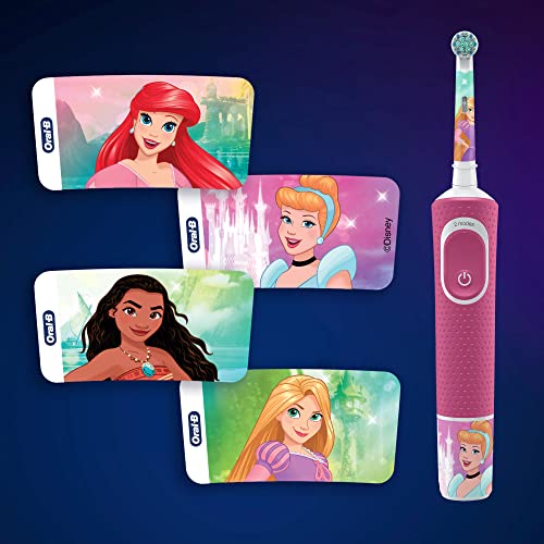 Oral-B Kids - Cepillo Eléctrico De Princesas Con Tecnología De Braun, modelos surtidos, 1 unidad