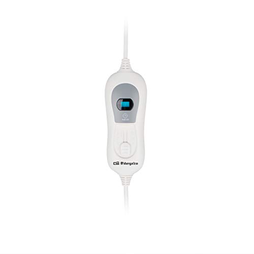 Orbegozo AHC 4200 Almohadilla eléctrica, Especial cervicales. 6 Niveles de Potencia, 100W, Azul