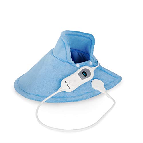 Orbegozo AHC 4200 Almohadilla eléctrica, Especial cervicales. 6 Niveles de Potencia, 100W, Azul