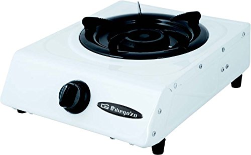 Orbegozo FO 1600 - Hornillo a gas, gas butano o propano, encendido piezoeléctrico, quemador de triple corona, uso exterior, pies antideslizantes