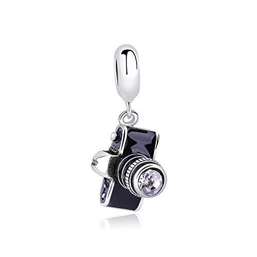 Original 925 Sterling Silver Bead Charm Fit Pulseras Love Travel Palm Tree Eiffel Tower Charms Mujeres DIY Joyería