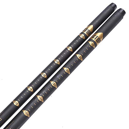 Oshamsviatm Bastones de Trekking Bloqueo Exterior de Carbono Polos de Trekking de Mango Recto Polos de Trekking EVA Fibra de Carbono Tungsteno Cámara de Acero Curvado Curvado Azul Bastones