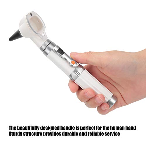 otoscopio con luz profesional, HS ‑ OT10D Otoscopio profesional Otoscopio de diagnóstico óptico Herramientas de examen de comprobación del oído Kit de otoscopio Herramienta de diagnóstico del cuidado