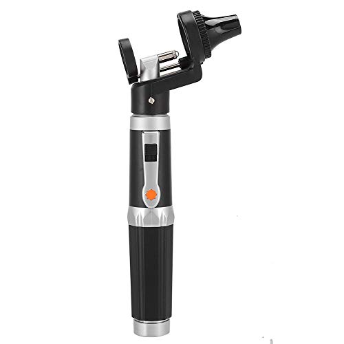 Otoscopio de bolsillo LED, otoscopio de diagnóstico eléctrico Otoscopio con luz LED Conjunto de herramientas de examen de verificación del oído utilizado para observar la membrana timpánica del canal