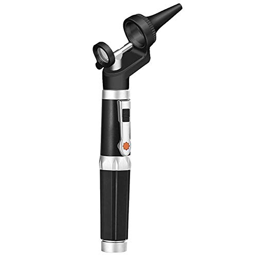 Otoscopio de bolsillo LED, otoscopio de diagnóstico eléctrico Otoscopio con luz LED Conjunto de herramientas de examen de verificación del oído utilizado para observar la membrana timpánica del canal