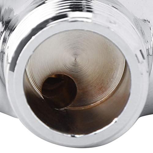 Oumefar Separador de Agua de Carrete de cerámica con desviador de Agua G1 / 2"Divisor de Grifo de Ducha en Forma de T