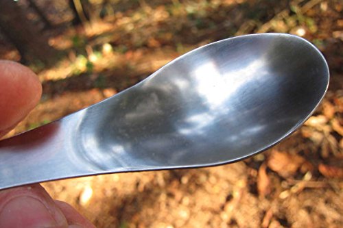 Outdoor Saxx® - Cubiertos de camping 3 en 1 | Cuchillo, tenedor y cuchara | Ahorra equipaje y peso gracias a su triple función | Acero inoxidable, robusto, ligero