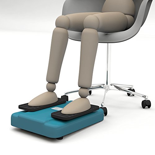 Pack Happylegs 2020 + Manos Sanas + Correas. Ejercitador de Piernas Pasivo Que Evita Dolores de Espalda y Lumbares. Estimula tu Circulación de Piernas y Manos. ÚNICA Fabricada en España. (Azul)