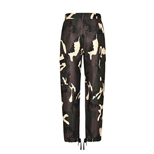 Pantalones Deportivos Pantalones Ocasionales De Las Señoras De Camo Mode Básicos del Camuflaje del Cargo Pantalones Casuales Basculador Hip Hop Pantalones De Chándal De Ropa De Moda De La Roca