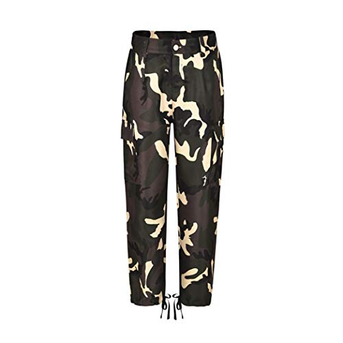 Pantalones Deportivos Pantalones Ocasionales De Las Señoras De Camo Mode Básicos del Camuflaje del Cargo Pantalones Casuales Basculador Hip Hop Pantalones De Chándal De Ropa De Moda De La Roca