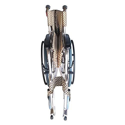 Papilioshop POLIRONESHOP Tosca Cochecito plegable autopropulsado Silla de ruedas Aluminio (Oro)
