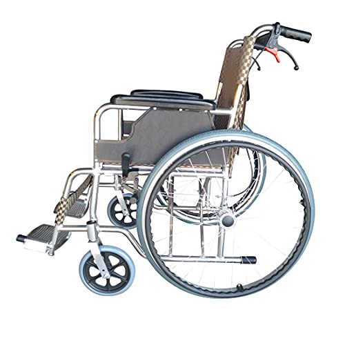 Papilioshop POLIRONESHOP Tosca Cochecito plegable autopropulsado Silla de ruedas Aluminio (Oro)