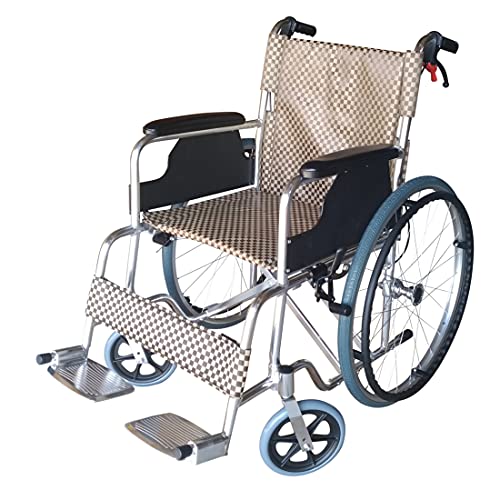 Papilioshop POLIRONESHOP Tosca Cochecito plegable autopropulsado Silla de ruedas Aluminio (Oro)