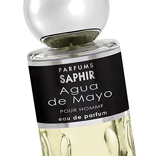 PARFUMS SAPHIR Agua de Mayo - Eau de Parfum con vaporizador para Hombre - 200 ml