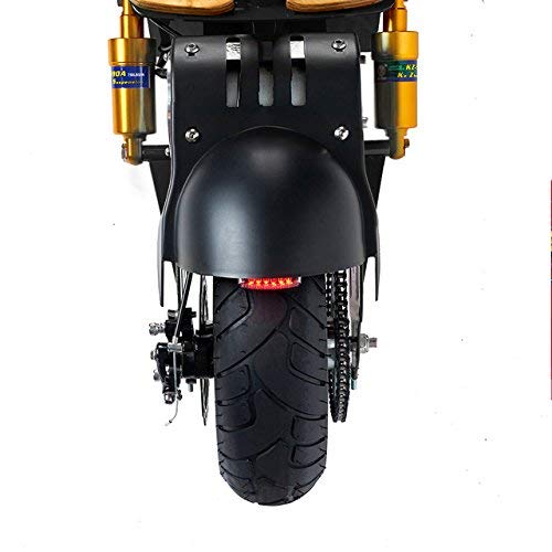 Patinete, Scooter tipo moto Eléctrico dos ruedas, Plegable, Color Negro, Motor 1600W, Velocidad máxima 40km/h, Autonomía 30-40km, Suspensión, Luz LED y Sillin desmontable. Ideal para paseos urbanos.