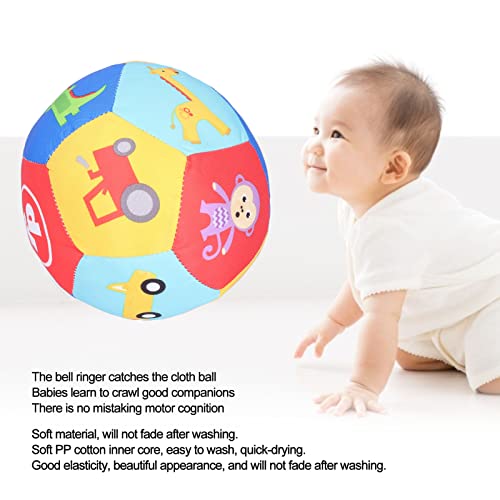 Pelota De Agarre Para Bebés, Paño Suave Multisensorial Para Bebés, Paño Suave Para El Desarrollo, Para Bebés Y Niñas, Niños(Coche de bolas de tela F0855)