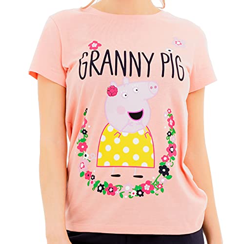Peppa Pig Pijama para Mujer Granny Pig Rosa Medium