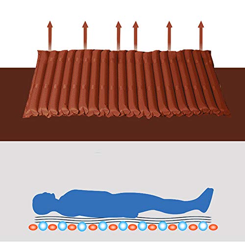 PHASFBJ Burbuja de Colchón Anti-decúbito, Colchón Antiescaras con Motor Compresor para Prevencion de Ulceras por Presion Muy Silencioso Colchoneta Antiescaras de Aire Alternante,No Hole