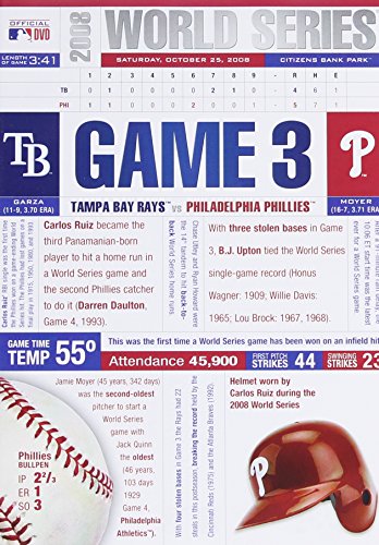 Philadelphia Phillies 2008 World Series Coll Edit [Reino Unido] [DVD]