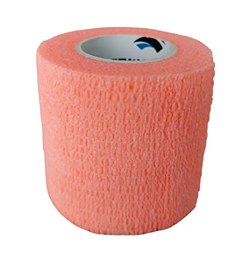 PintoMed - Venda Cohesiva - Naranja - 6 rollos x 5 cm x 4,5 m autoadhesivo flexible vendaje, primeros auxilios, lesiones
