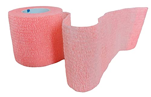 PintoMed - Venda Cohesiva - Naranja - 6 rollos x 5 cm x 4,5 m autoadhesivo flexible vendaje, primeros auxilios, lesiones