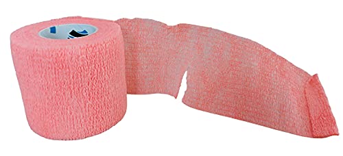 PintoMed - Venda Cohesiva - Naranja - 6 rollos x 5 cm x 4,5 m autoadhesivo flexible vendaje, primeros auxilios, lesiones
